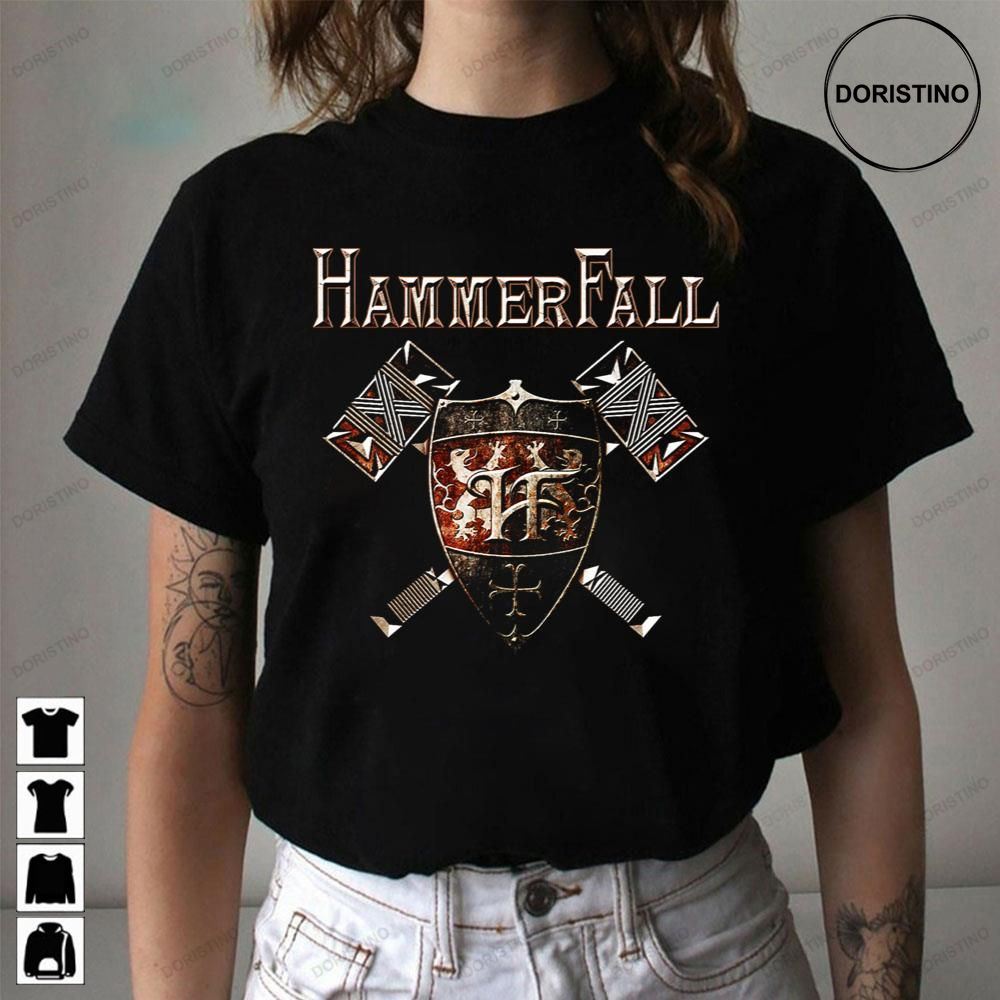 Logo Hammerfall Swedish Power Metal Limited Edition T-shirts
